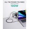 [ ประกันศูนย์ไทย 2 ปี ] AUKEY CB-CD21 สายชาร์จ USB C to USB C รองรับการจ่ายไฟถึง 100w และ รองรับถ่ายโอนข้อมูล 10 Gbps