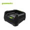 Greenworks รถตัดหญ้าเดินอัตโนมัติไร้สาย 60V และเครื่องตัดหญ้าสะพายแบตเตอรี่ พร้อมแบตเตอรี่ 8 แอมป์ 2 ก้อนและแท่นชาร์จ