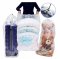 2 PCs/pack (Size L) Drawstring Plastic Dust Cover Bags,Transparent Storage Bags Suitable for luggage size 27-29 Inches and reusable