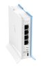 hAP lite TC : Small home AP with four ethernet ports and a colorful enclosure