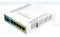 RB960PGS : 5x Gigabit Ethernet with PoE output for four ports, SFP, USB, 800MHz CPU, 128MB RAM, RouterOS L4