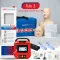 Yuwell HeartSave Y2 Automatic External Defibrillator (AED) with AED Floor-Standing Cabinet + Free Ambu Bag Resuscitator