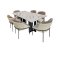 Space|Craft design furniture & living โต๊ะรับประทานอาหาร รุ่น ท็อปหน้าหินอ่อน (เทาอ่อน)