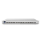 USW-Enterprise-24-PoE (400W) : Layer 3, PoE switch with (12) 2.5GbE, 802.3at PoE+ RJ45 ports, (12) GbE, 802.3at PoE+ RJ45 ports, and (2) 10G SFP+ ports