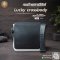 กระเป๋ามีตังค์สะพาย รุ่น Lucky Crossbody สีทูโทน น้ำเงินเข้ม-เทา (สายสีน้ำเงิน)