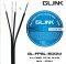 GLINK สายไฟเบอร์ออฟติก 2 Core SM รุ่น GL-FPSL-2C ยาว 500 เมตร