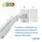 ขาตั้งจอมอนิเตอร์ 1 จอ (แขนระบบ Gas Spring) SURE VISION รุ่น GS-49 (สำหรับจอ 17-49 นิ้ว)