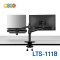 ขาวางโน๊ตบุ๊คพร้อมจอมอนิเตอร์ BDEE รุ่น LTS-111 (แบบยึดขอบโต๊ะ) มี 2 แขน (สีดำ)