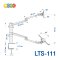 ขาวางโน๊ตบุ๊คพร้อมจอมอนิเตอร์ BDEE รุ่น LTS-111 (แบบยึดขอบโต๊ะ) มี 2 แขน (สีดำ)