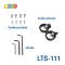 ขาวางโน๊ตบุ๊คพร้อมจอมอนิเตอร์ BDEE รุ่น LTS-111 (แบบยึดขอบโต๊ะ) มี 2 แขน (สีดำ)