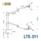 ขาวางโน๊ตบุ๊คพร้อมจอมอนิเตอร์ BDEE รุ่น LTS-311 (รุ่นเสาสูง 45 เซนติเมตร) มี 2 แขน (สินค้ามีให้เลือก 2 สี สีดำ และสีเงิน)