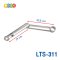 ขาวางโน๊ตบุ๊คพร้อมจอมอนิเตอร์ BDEE รุ่น LTS-311 (รุ่นเสาสูง 45 เซนติเมตร) มี 2 แขน (สินค้ามีให้เลือก 2 สี สีดำ และสีเงิน)