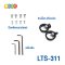 ขาวางโน๊ตบุ๊คพร้อมจอมอนิเตอร์ BDEE รุ่น LTS-311 (รุ่นเสาสูง 45 เซนติเมตร) มี 2 แขน (สินค้ามีให้เลือก 2 สี สีดำ และสีเงิน)