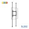 ขาตั้งทีวี แบบยึดพื้นกับเพดาน 2 เสา (ติดจอแนวตั้ง) BDEE รุ่น SL202 (รองรับทีวี ขนาด 50-100 นิ้ว)