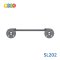 ขาตั้งทีวี แบบยึดพื้นกับเพดาน 2 เสา (ติดจอแนวตั้ง) BDEE รุ่น SL202 (รองรับทีวี ขนาด 50-100 นิ้ว)