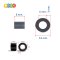 BDEE บูชรองขาแขวนทีวี มีหลายขนาดให้เลือก จำนวน 4 ตัว / ชุด (ใช้กับสกรูขนาด 4-8mm.)