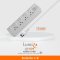 รางปลั๊กไฟ 4 ช่อง LUMIRA รุ่น LS-804 (สายไฟยาว 3 เมตร)
