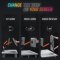 ขาตั้งจอมอนิเตอร์ 1 จอ (แขนระบบ Mechanical Spring) ERGONOZ รุ่น BLAZE SINGLE (แบบยึดขอบโต๊ะพร้อมไฟ RGB)