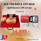 set cpr man & aed trainer
