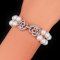 9.1 - 10.9 mm, Edison Pearl, Double Strand Graduated Pearl Bracelet