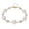 5.0 - 10.2 mm Akoya and South Sea Pearl Staion Bracelet