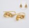 S925,ฺ Fish Hooks Spoon with Hoodie CZ Pearl Earrings