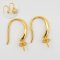 S925,ฺ Plain Fish Hooks Dangle Pearl Earrings