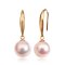 Approx. 8.4 mm, Akoya Pearl, Fish Hook Dangle Pearl Earrings
