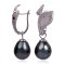 13.0 - 13.5 mm Tahitian Pearl Latch Back Earrings