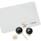 9.50-9.54 mm Tahitian Hanashinju Pearl Stud Earrings