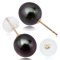 Approx.10.0 - 10.5 mm, Tahitian Pearl, Stud Earrings