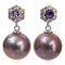 (PSL) 12.30 mm , Aurora Kingfisher, Dangle Earrings