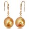 10.40 mm and 10.39 mm South Sea Pearl Fish Hooks Earrings