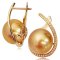 13.17 mm and 13.20 mm South Sea Pearl Drop Earrings