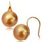 11.76 mm and 11.74 mm South Sea Pearl Fish Hooks Earrings
