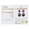 10.06 mm and 10.04 mm Tahitian Pearl Pink Sapphire Earrings