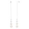 4.5 -9.0 mm Akoya Pearl Threader Earrings