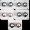 Approx. 15.0 - 16.0 mm, Tahitian Pearl, Pair Pearl