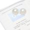 12.2 mm Pair Aurora Phoenix South Sea Pearl