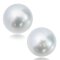 14.85 x 14.45 mm and 14.84 mm Pair White South Sea Pearl