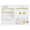 (GIA) 11.64 mm and 11.97 x 11.62 mm Pair Gold South Sea Pearl