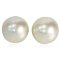 (GIA) 13.23 x12.98 mm and 13.36 x 13.24 x 13.02 mm South Sea Pair Pearl