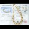 (PSL) Approx. 12.7 - 14.7 mm, Gold South Sea Pearl ,GraduatedPearl Necklace