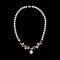 Approx. 5.5 - 8.0 mm, Akoya Pearl and 14.0 mm, White South Sea Pearl, "Pearl Grape Vine" Uniform Pearl Necklace