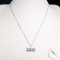 Approx. 7.5 mm, Akoya Pearl, Triple Pearl Bar Pendant with Cable Chain Necklace