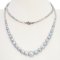 Approx. 3.0 - 11.5 mm,  South Sea & Akoya Pearl, Wavy Graduated Necklace