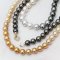 7.5 - 7.9 mm South Sea and Tahitian Pearl Shikisai Uniform Necklace