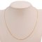 18K Gold, Flat Cable Chain Necklace