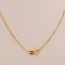 18K Gold, Flat Cable Chain Necklace