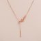 18K Gold, Needle Flat Cable Chain Necklace